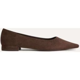 Linzi Linzi Focus Pointed With Top Stitching Toe Ballet Flats Brun EU 36 (UK 3)
