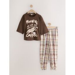 Next Pyjama à manches courtes et pantalon bouffant Brun FR 48 (EU 46)