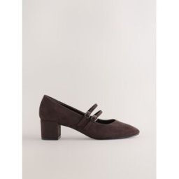 Next Chaussures à talons carrés Mary Jane à bout rond Forever Comfort Brun EU 37.5 (UK 4.5)