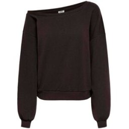 ONLY ONLY Off Shoulder Long Sleeve Sweatshirt Brun FR 42-44 (UK 12-14)