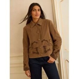 Love & Roses Love & Roses Suedette Collared Swing Jacket Brun FR 40 (EU 38)