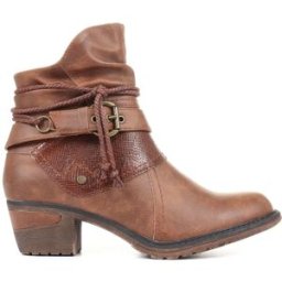 Pavers Pavers Ladies Slouch Ankle Boots Brun EU 38 (UK 5)