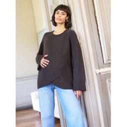 Seraphine Seraphine Maternity Nursing Crossover Jumper Brun XS (FR 34-36)