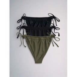 The Set The Set 3 Bas de bikini à nouer Noir XS (FR 36)