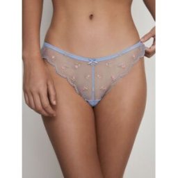 Next String brodé de tulipes bleu FR 42 (EU 40)