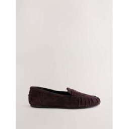 Next Mocassins froncés en cuir suédé Forever Comfort Brun EU 43 (UK 9)