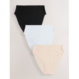 Next Pack de culottes festonnées Invisible 3 Noir FR 40 (EU 38)