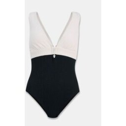 Mint Velvet Maillot de bain gainant plongeant Mint Velvet Hardwear Noir FR 36 (EU 34)