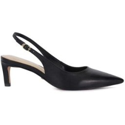 Dune London Dune London Celinna Set Back Kitten Slingback Suede Shoes Noir EU 39 (UK 6)