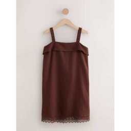 Next Robe d'été mini à bretelles repliables Brun FR 42 Petite (EU 40 P)