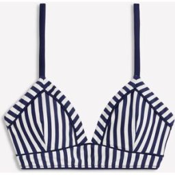 Boden Boden Haut de Kasos String Col en V Bikini bleu FR 44 (EU 42)