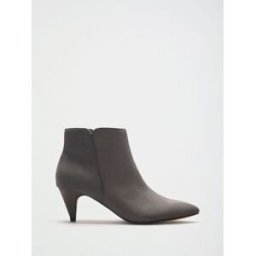 Friends Like These Friends Like These Pointed Mid Heeled Smart Ankle Boots Gris EU 40 (UK 7)