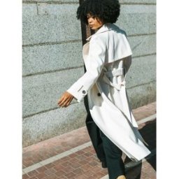 Roman Roman Textured Premium Belted Smart Coat pâle FR 40 (EU 38)