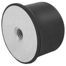 KIPP Tampon en caoutchouc Ballig M16 Ø125 H93 Acier Caoutchouc naturel élastique (K0576.12509055)