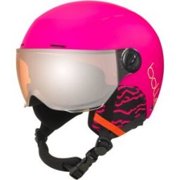 Bollé Casque de ski BOLLE QUIZ VISOR (Hot Pink Matte - Orange Gun Cat 2) Junior 52-55 cm