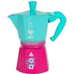 Machine Expresso Bialetti Moka Express Squid Game 6 Tasses Coloré