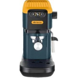 Cafetière Machine À Expresso Ariete Fonction Cappuccino Jaune Café Moulu Et Dosettes 2 Tasses