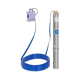 Pompe immergée -95 mm / 3,75'' - 4800 l/h - 750 W - 20 m de câble / 91 m de hauteur d'élévation - Inox