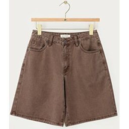 Bermuda en denim marron My Jewellery Marron 31 femme