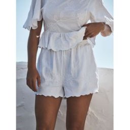 Next Short en jersey brodé Fleuri pâle FR 36 (EU 34)