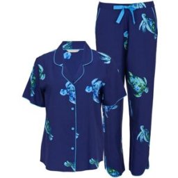 Cyberjammies Cyberjammies Big Turtle Print Short Sleve Pyjamas Set bleu FR 42 (EU 40)