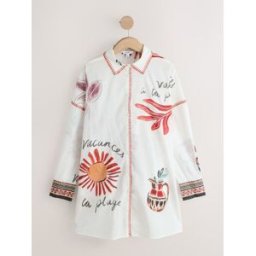 Next Chemise de plage crème FR 52 (EU 50)
