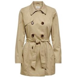 ONLY ONLY Double Breasted Classic Trench Coat Brun FR 40 (EU 38)