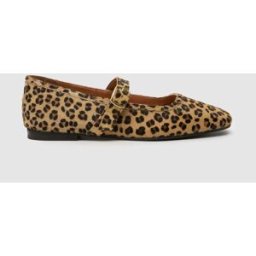 Schuh Schuh lille Square Toe Ballerinas Brun EU 37 (UK 4)