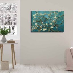Wallity - Tableau reproduction Van gogh vert - 45x70 cm OS