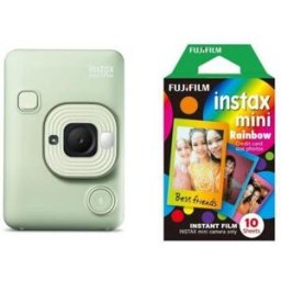 FUJI INSTAX Fujifilm Instax Mini LiPlay vert matcha + film Rainbow