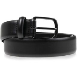 Isotoner - Ceinture Homme Noir en Cuir noir 110cm Homme