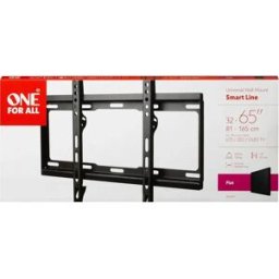 One For All Montage Mural 55´´ Smart Flat Black Max 100 kg unisex
