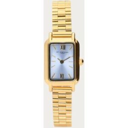 Montre carrée à cadran lavande My Jewellery Doré/Bleu clair One size femme
