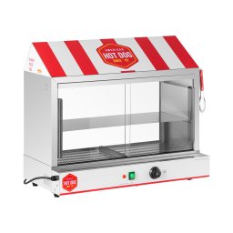 Cuiseur à vapeur pour hot dogs - 300 saucisses - 100 pains - 2 400 W