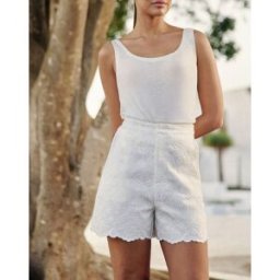 La Petite Etoile - Short coupe droite Sonia écru 3