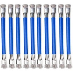 INF Set de 10 brosses de nettoyage à double embout pour cuisinière à gaz, graisse, calcaire et joints de carrelage