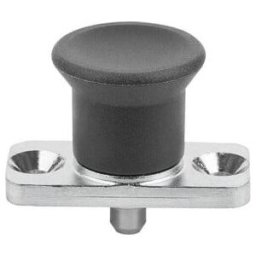 KIPP Goupille de verrouillage Mini avec bride de fixation D5 S5 L4=5 A30 Form C M (K2001.310505)