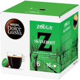 Nescafé® Zoégas Skånerost - 16 Capsules de café pour Dolce Gusto - Café noir