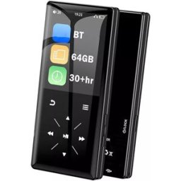 Lecteur Mp3 64 Go Audio Haute Fidélité Bluetooth 5.0 Radio Fm Yonis