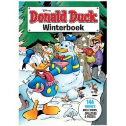 Atelier de la Guirlande Livre D'hiver Donald Duck Avec Puzzles Et Bandes Dessinées