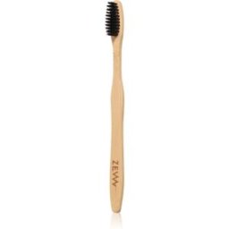 Zew For Men ACCESSORIES Toothbrush bamboo 19 cm brosse à dents en bambou au charbon actif 1 pcs