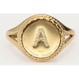 Bague initiale vintage My Jewellery Doré One size femme