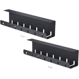 Startech Gestionnaire De Câbles S2mb Desk Cable Tray Black One Size unisex