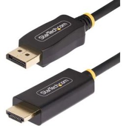 Startech Câble 3m Dp Hdmi 4k60 Hdr Black One Size unisex