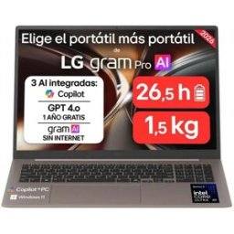 Lg Ordinateur Portable 17z90ub-h.au96bn 17´´ Ultra 9-388h/16gb/512gb Ssd Black One Size unisex