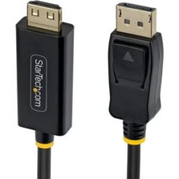 Startech Câble 3m Dp Hdmi 4k60 Gr Black One Size unisex