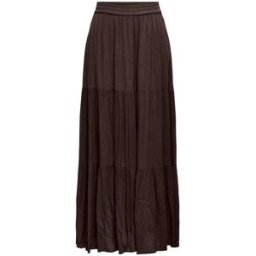 ONLY ONLY Tiered Maxi Skirt Brun FR 42-44 (EU 40-42)