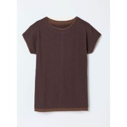 Fat Face FatFace Double Layer Short Sleeve T-Shirt Brun FR 48 (EU 46)