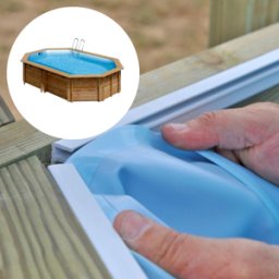 GRE Liner piscine Sunbay Canelle 2 - 535 x 335 x H 117 cm