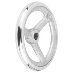 KIPP Volant manuel DIN 950 Aluminium Ø 250 mm Alésage 26H7 (K0160.1250X26)